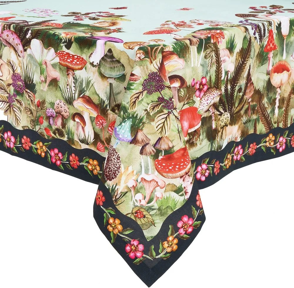 FUNGHI & FLOWERS Obrus 300 x 160 cm