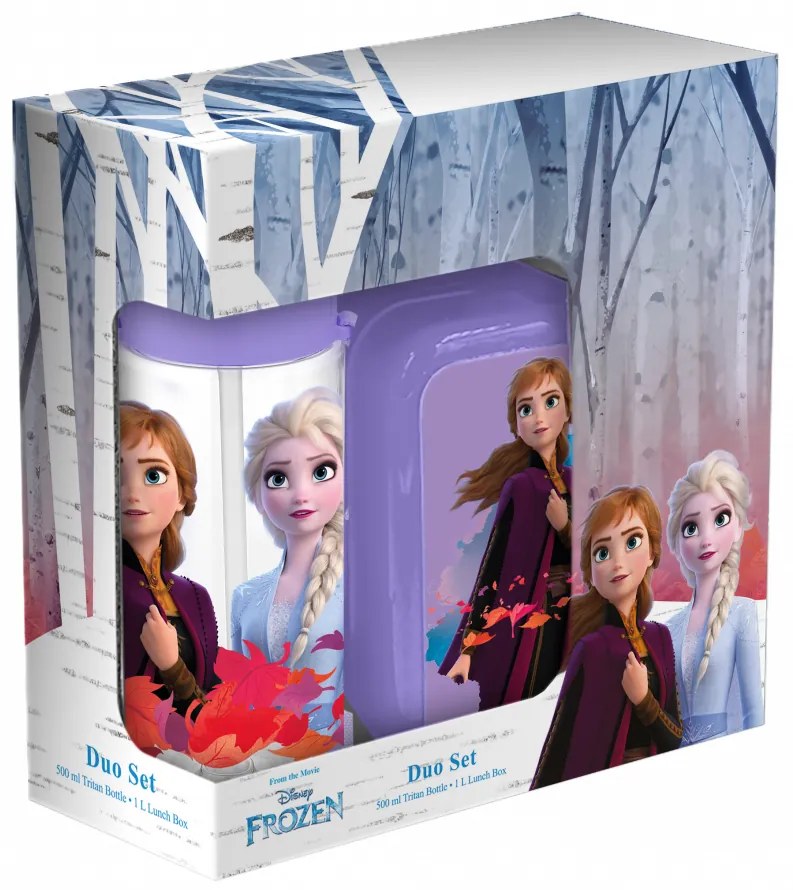 Dětský svačinový set, Frozen, Disney, 2ks