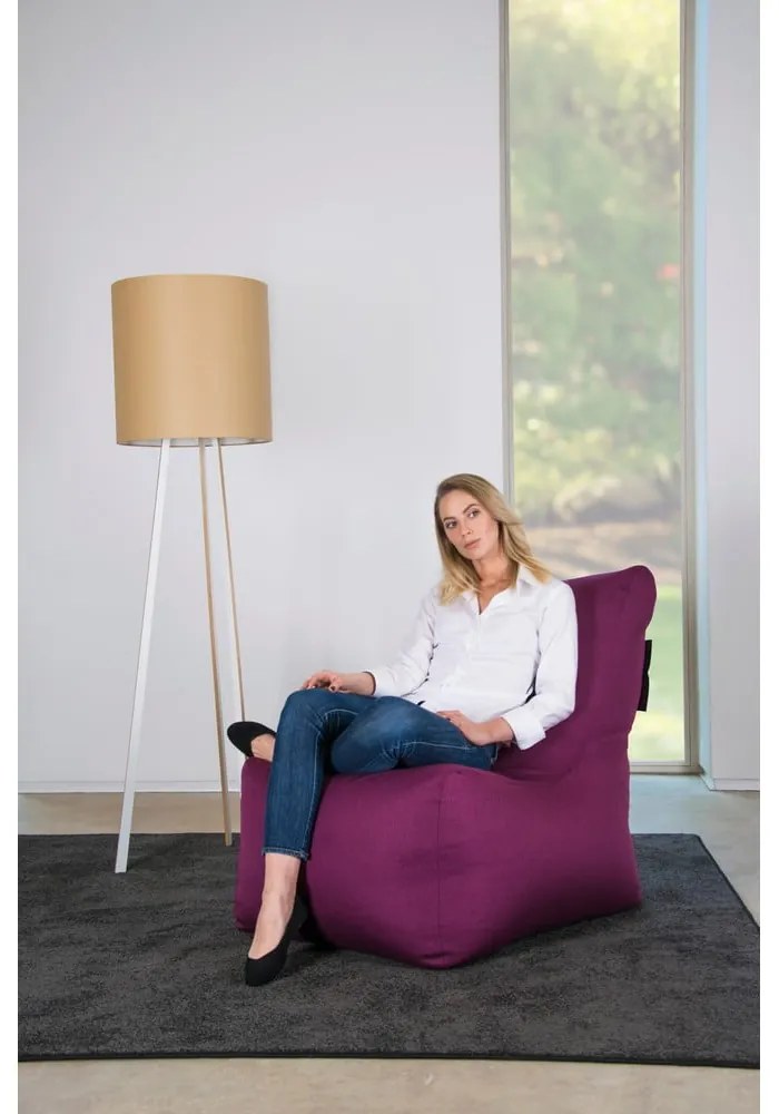 Modrý sedací vak Seat Lounge – SLOWDOWN