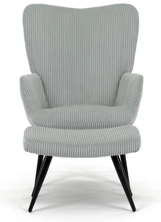 Relaxačné kreslo s podnožkou L7285 BLUE6, modré