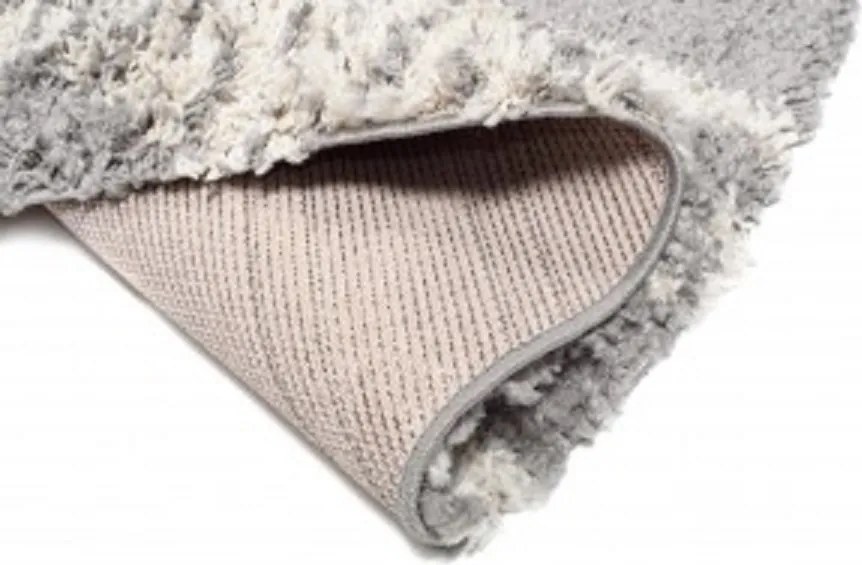 TA Koberec L225C TMAVOSIVÉ/BÉŽOVÉ BOHO KOLESO Rozmer: 200x200 cm