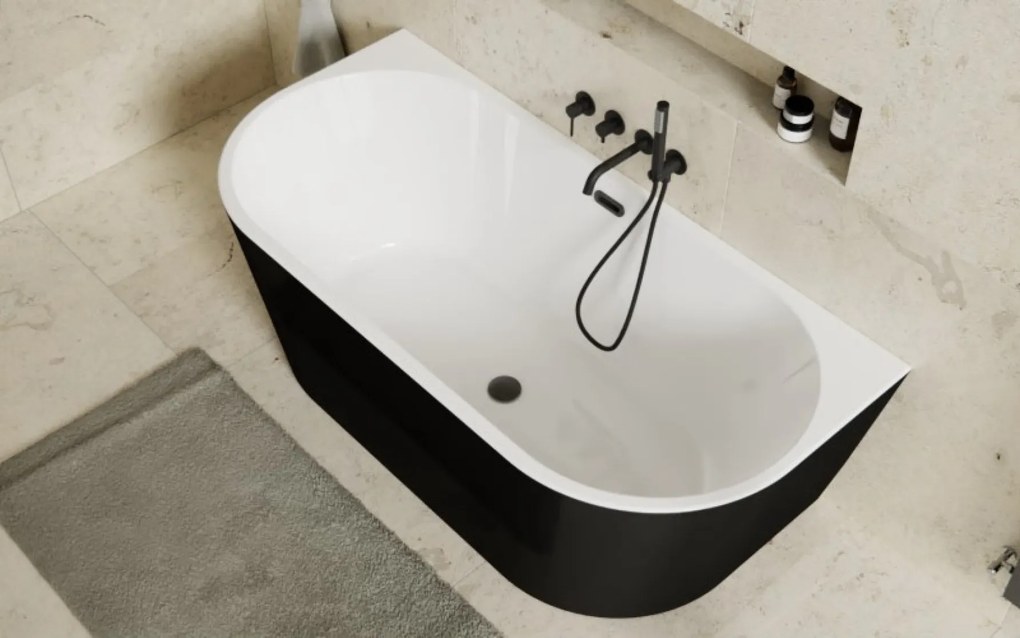Besco Akrylátová voľne stojaca vaňa Vica NEW BW CC/SP 150x80 (160x80, 170x80), s prepadom BESCO-Typ výpuste: Alcaplast Click-Clack so štrbinovým prep…