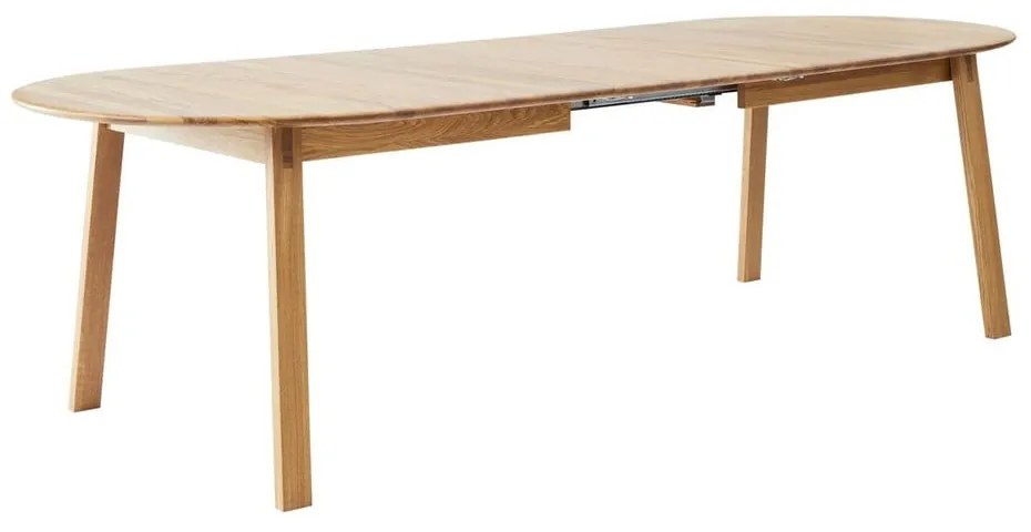 Rozkladací jedálenský stôl s prídavnou doskou z dubového dreva 100x220 cm Amalfi – Hammel Furniture