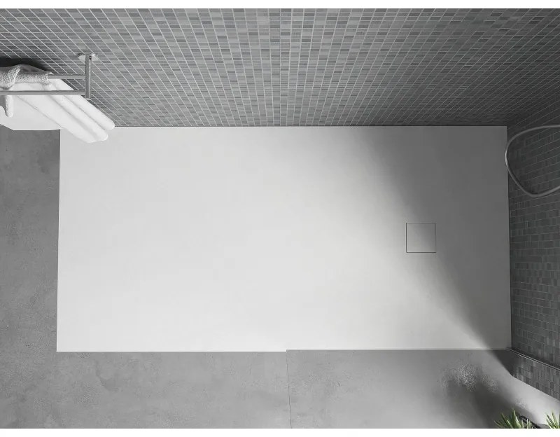 Mexen Bert, SMC obdĺžniková sprchová vanička 160 x 90 cm, biela, 4K109016