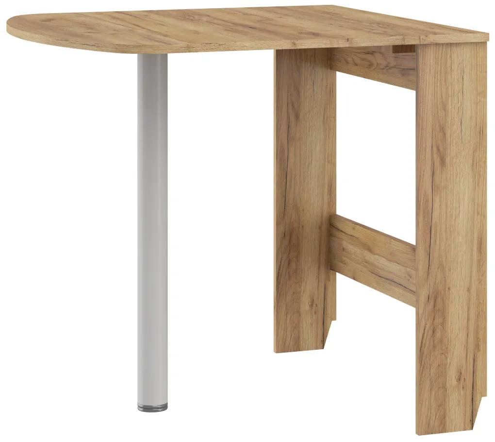 Jedálenský stôl Elston 6 (craft zlaty) (pre 2 osoby). Vlastná spoľahlivá doprava až k Vám domov. 1051398