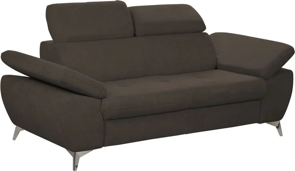 Dvojsedák Gisele, tmavo hnedá espresso látka