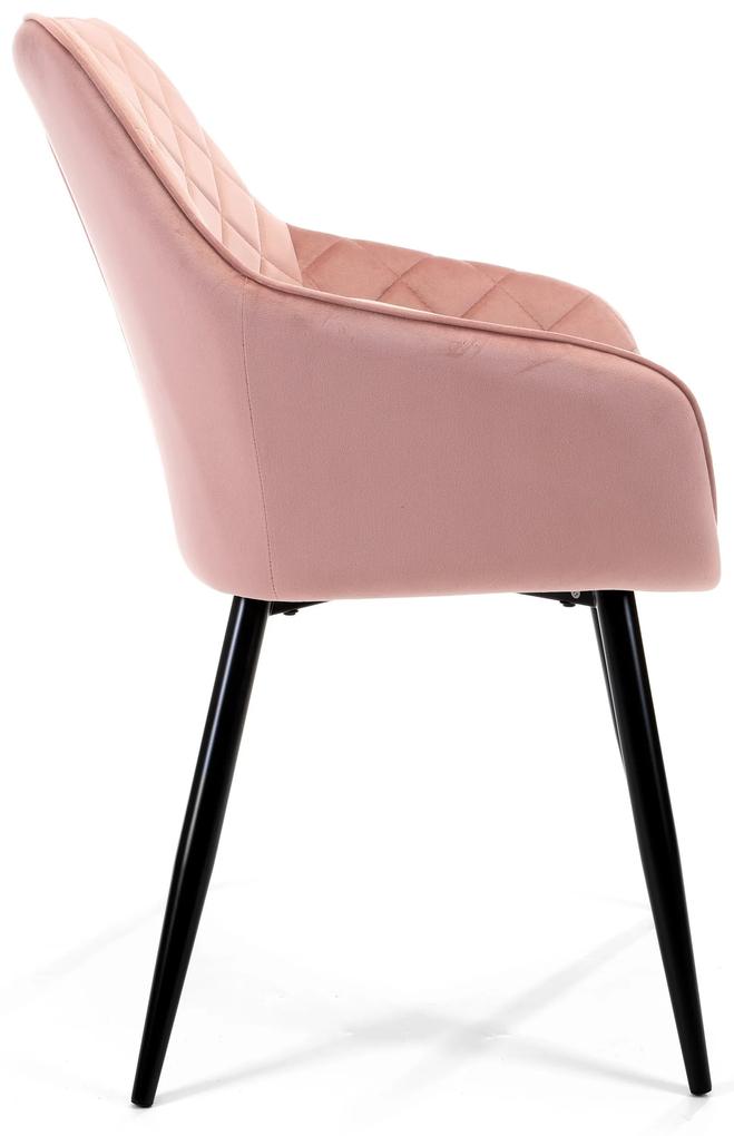 Konferenčná stolička Sunanda (ružová) (2ks). Vlastná spoľahlivá doprava až k Vám domov. 1069504