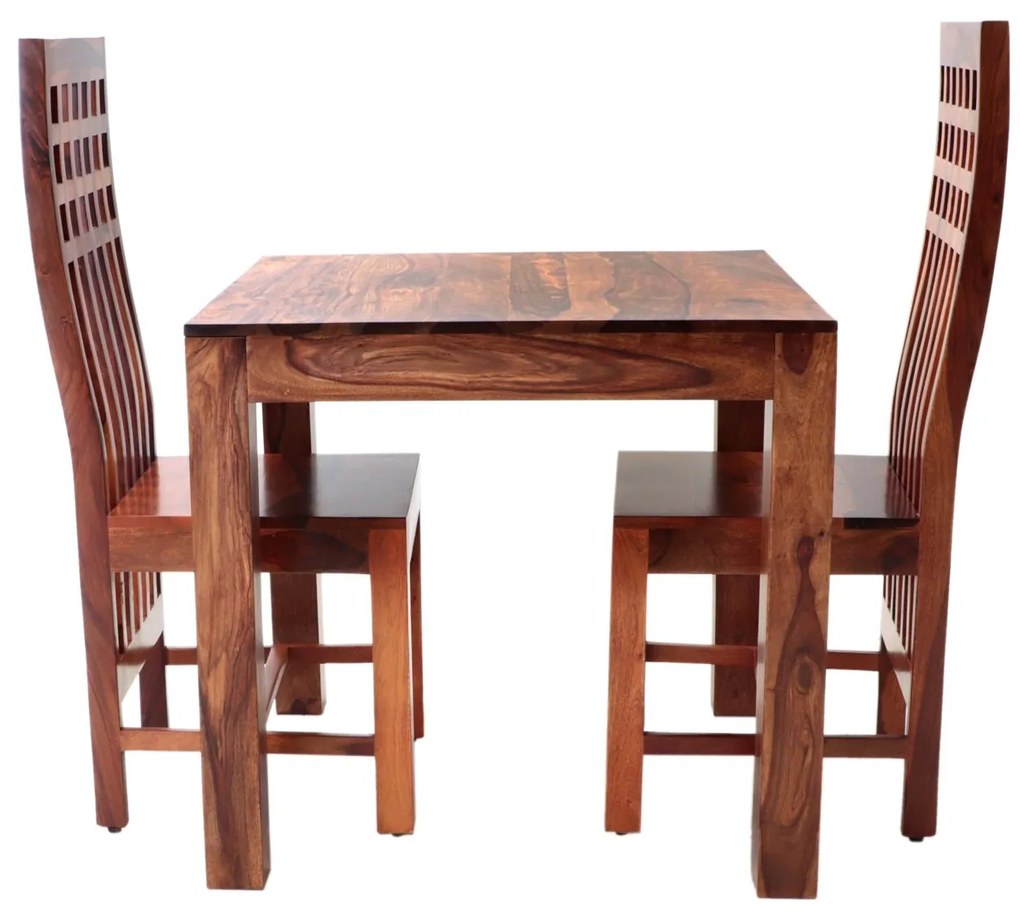 furniture-nabytek.cz - Jídelní set pro 2 osoby z indického masivu palisandr