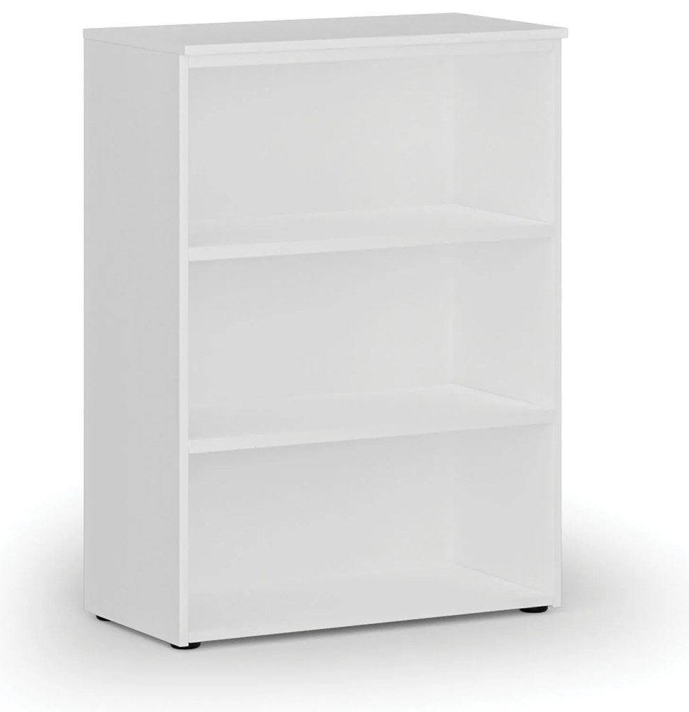 Kancelársky regál PRIMO WHITE, 800 x 420 x 1087 mm, biela
