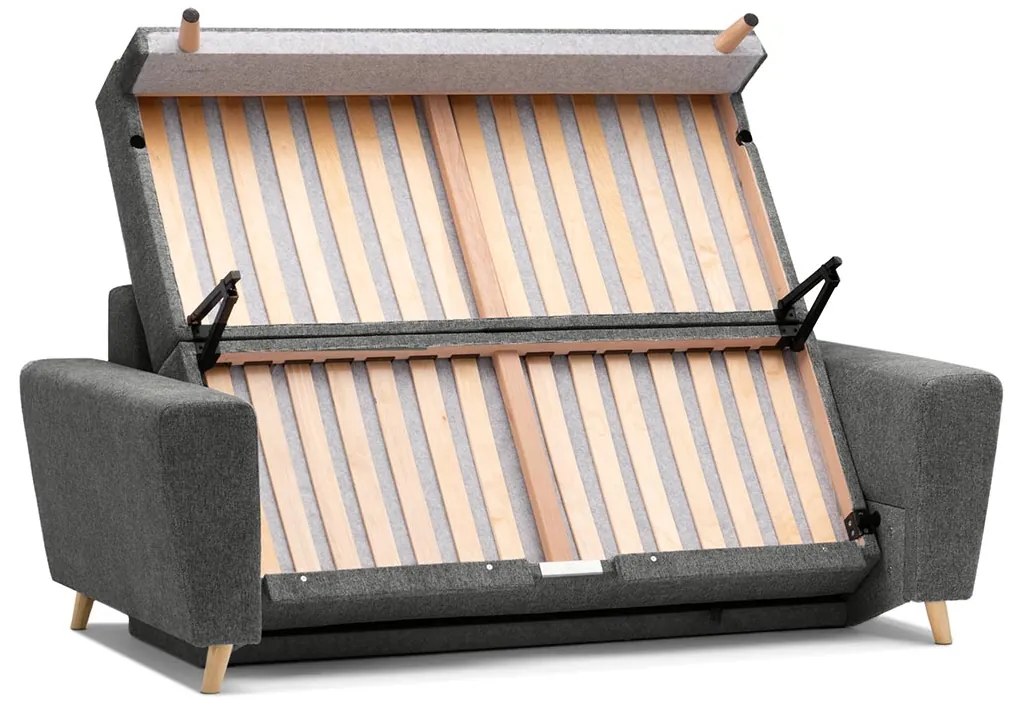 PROXIMA.store - Rozkladacia pohovka MADERA 160x200 DRUH LÁTKY: DIOSA - 60
