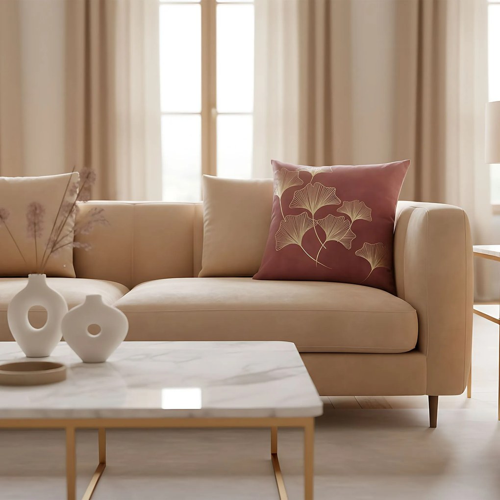 Tutumi Tutumi, obliečka na vankúš 45x45 cm, vzor BC13, bordová, NAZ-88013