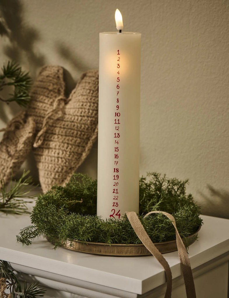 Ib Laursen Adventná LED sviečka s diaľkovým ovládačom