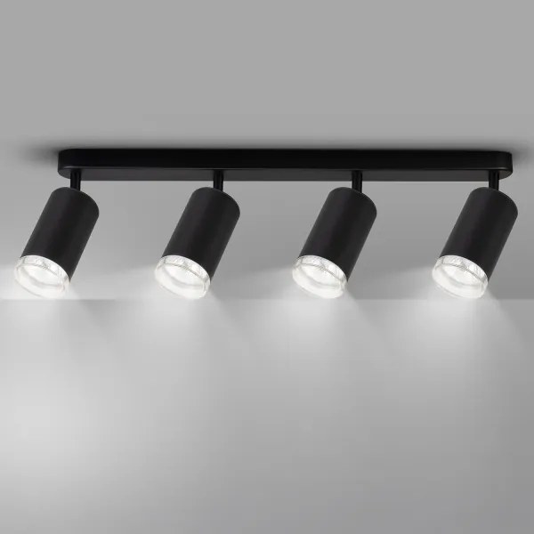 Brilagi - Kúpeľňové bodové svietidlo SELE 4xGU10/30W/230V IP44 čierna