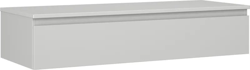 Mexen Orio, kúpeľňová skrinka 120 cm s hornou časťou, 1 zásuvka, sivá matná, 91A10-12023-1-BFC62