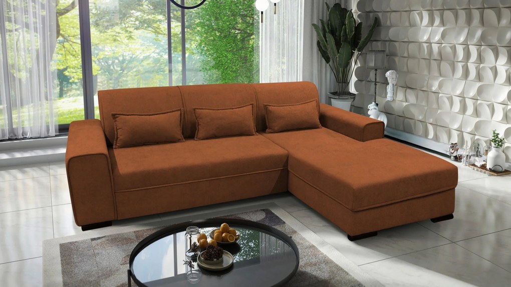 XXXLutz ROHOVÁ SEDAČKA, textil, hrdzavá MID.YOU - Sedačky - 001574006508