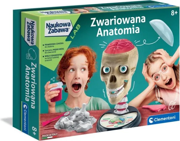 Veda Zábava Bláznivá anatómia Poľský jazykový set Clementoni 50697