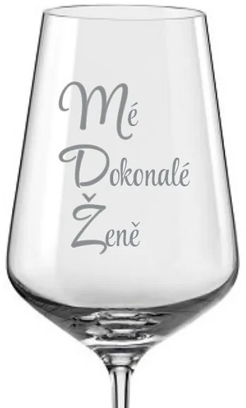 Pieskované poháre na víno MDŽ