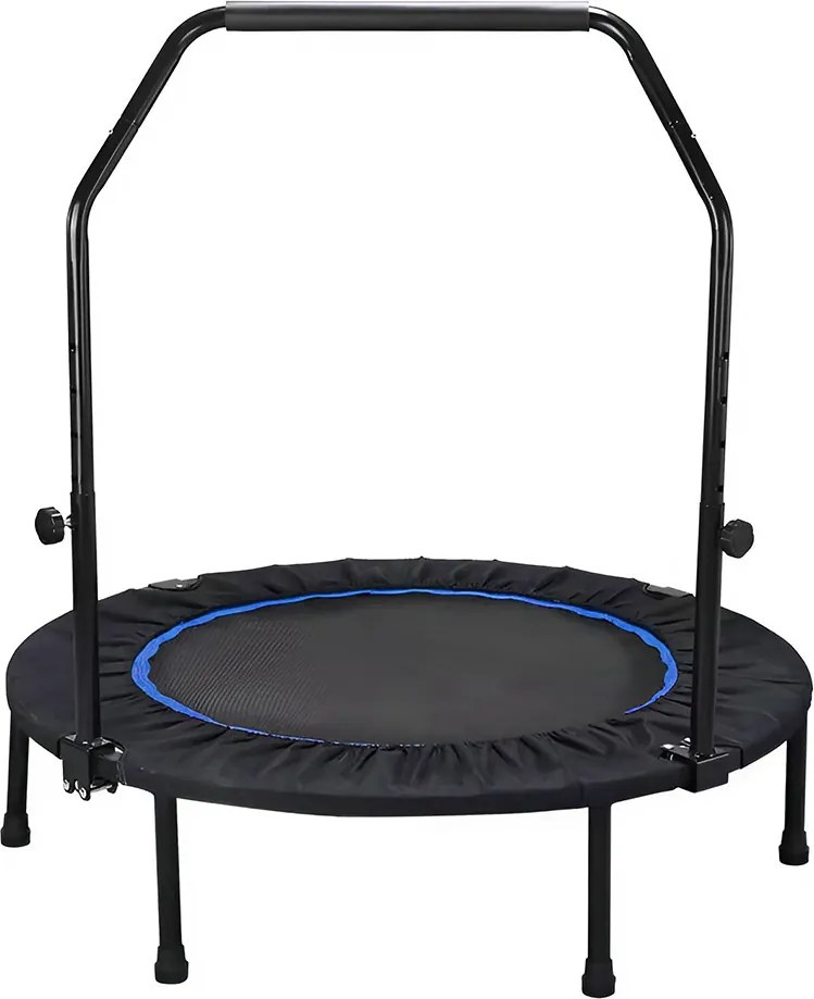 Fitness trampolína s madlom