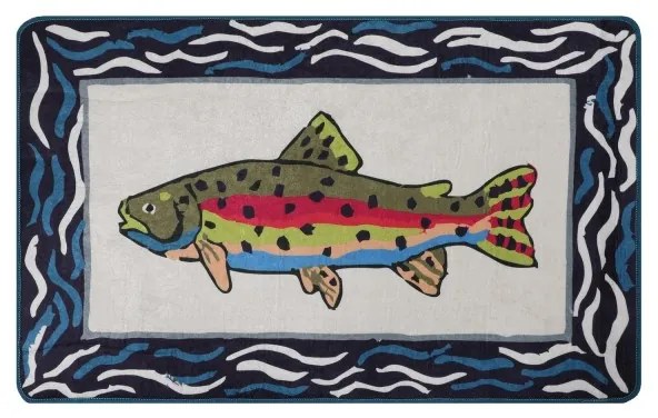 Kúpeľňová predložka Pescado 40x60 viacfarebná