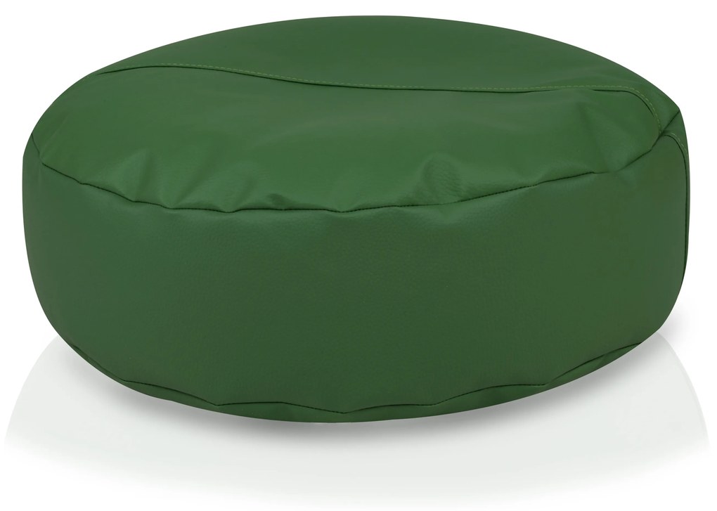 INTERMEDIC SK - Sedací vak 47x15 cm z ekokože | podnožka, podsedák, doplnkové sedenie Farba: E15 - Sivá tmavá (Ekokoža)