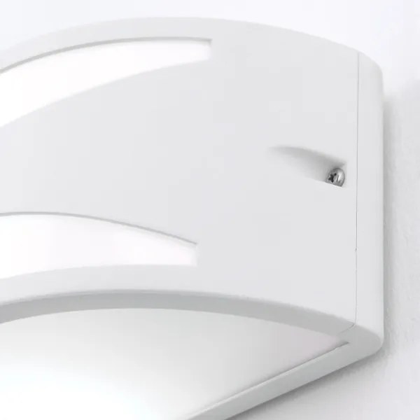 Orion - Vonkajšie nástenné svietidlo SHELL 1xE27/40W/230V IP54 biela