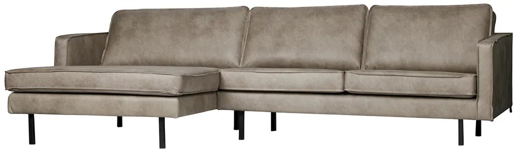 BePureHome Rodeo veľká rohová sedačka kožená - Koňak, Ľavá