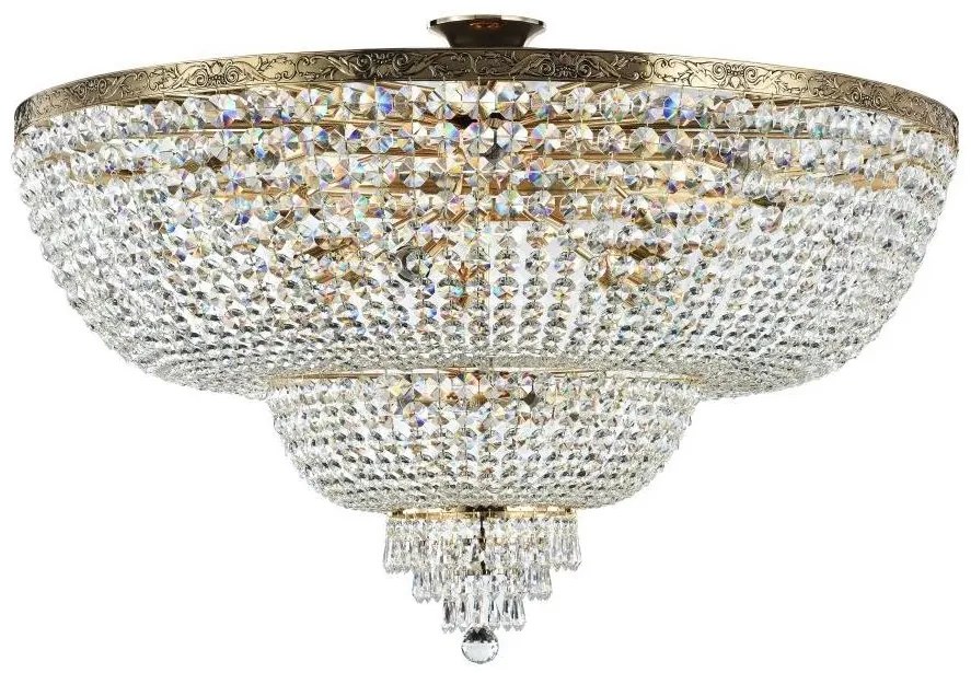 Maytoni DIA890-CL-18-G - Prisadený luster PALACE 18xE27/60W/230V