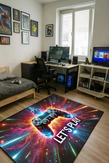 Protišmykový herný koberec Lets Play