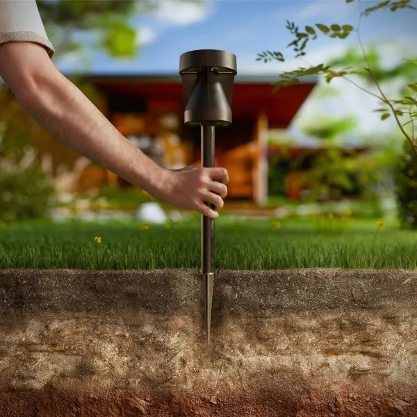 Philips - LED Solárna lampa AVERY LED/1,8W/3,7V 2700K IP44