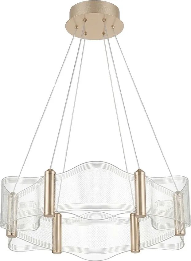 Toolight Rea, ZÁVESNÁ STROPNÁ LAMPA G151-CP GOLD, OSW-04707
