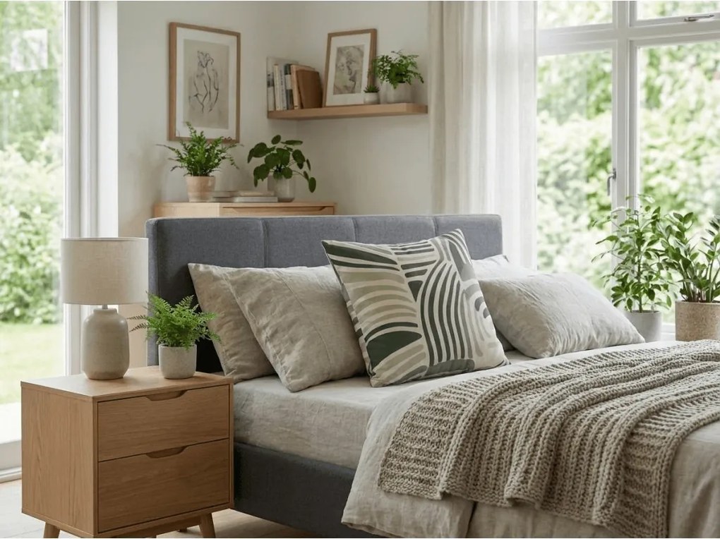 Bavlnená obliečka na vankúš ZENVIA POLY 45x45 cm, farebný