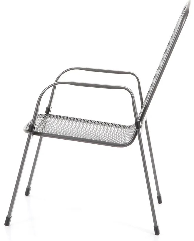 Záhradná stolová zostava Tito - 6 miest, sivá