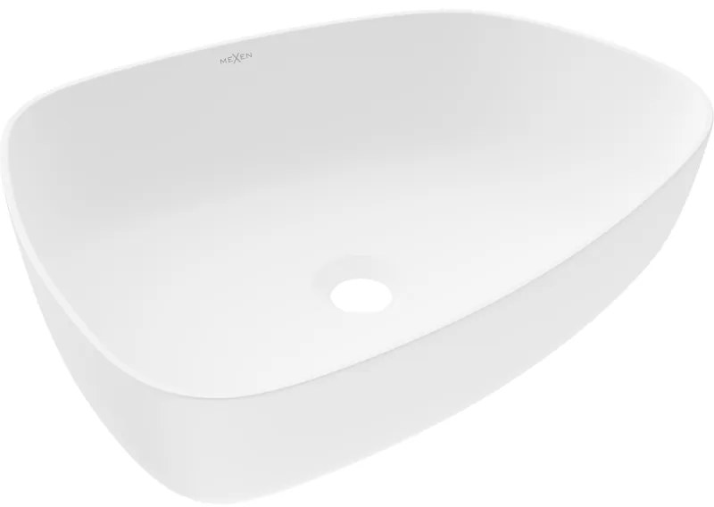 Mexen Ono, umývadlo na dosku z konglomerátu 51 x 39 cm, biela, 23045101