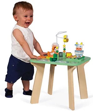 Drevený motorický stolík s aktivitami