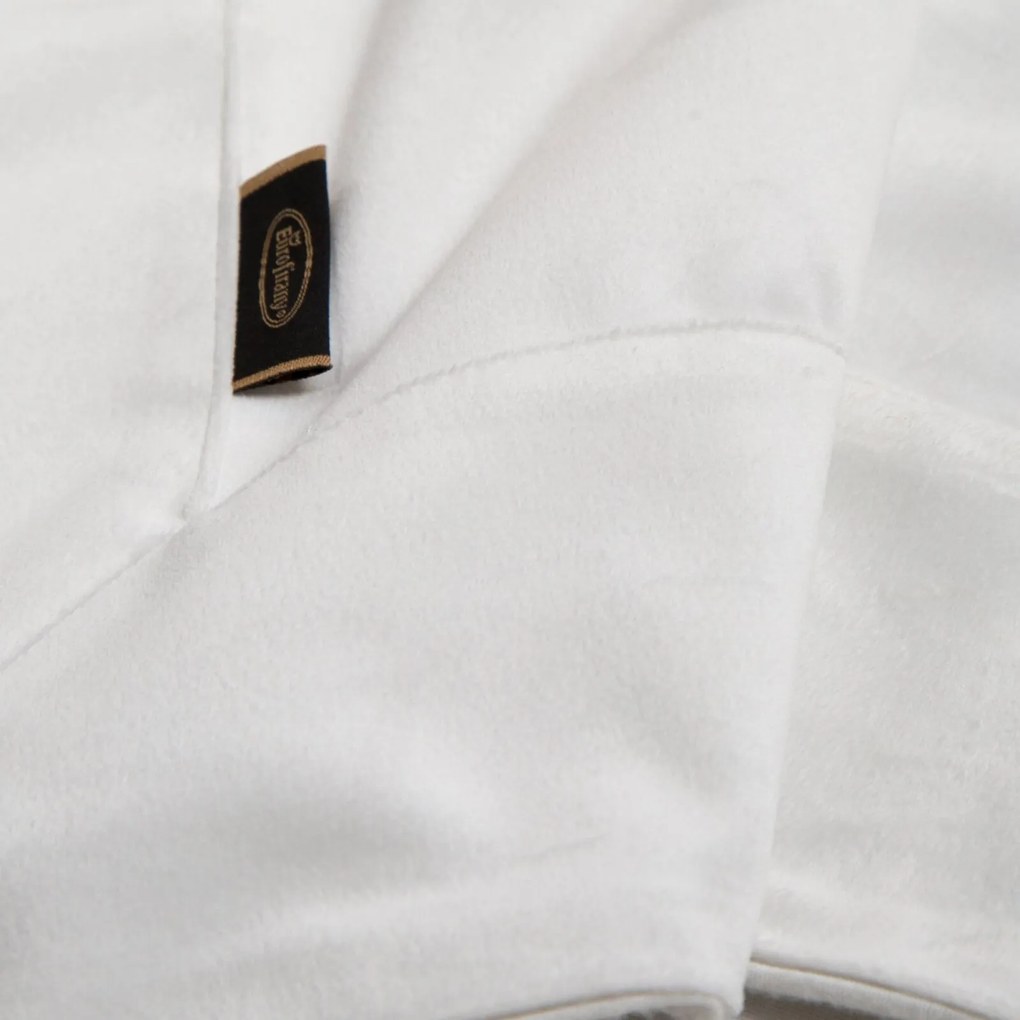 SADA 4 KS PRESTIERANIE NA STÔL VELVET 30X40 CM BIELA