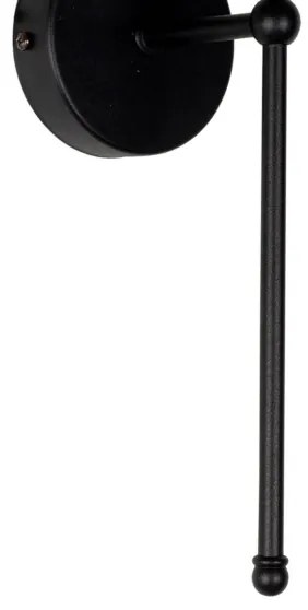 Nástenné svietidlo MADELA 1xE14/40W/230V biela/čierna