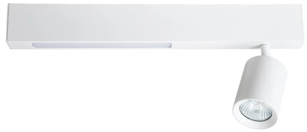 EUlight Stropné svietidlo Magnet, 1x biele kovové tienidlo + 1x LED 5W, w