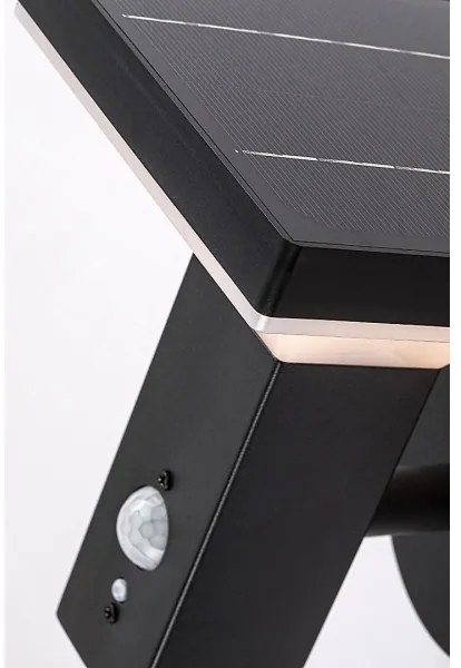 Rabalux 77044 - LED solárne nástenné svietidlo GELEEN LED/4W/230V IP44 čierne