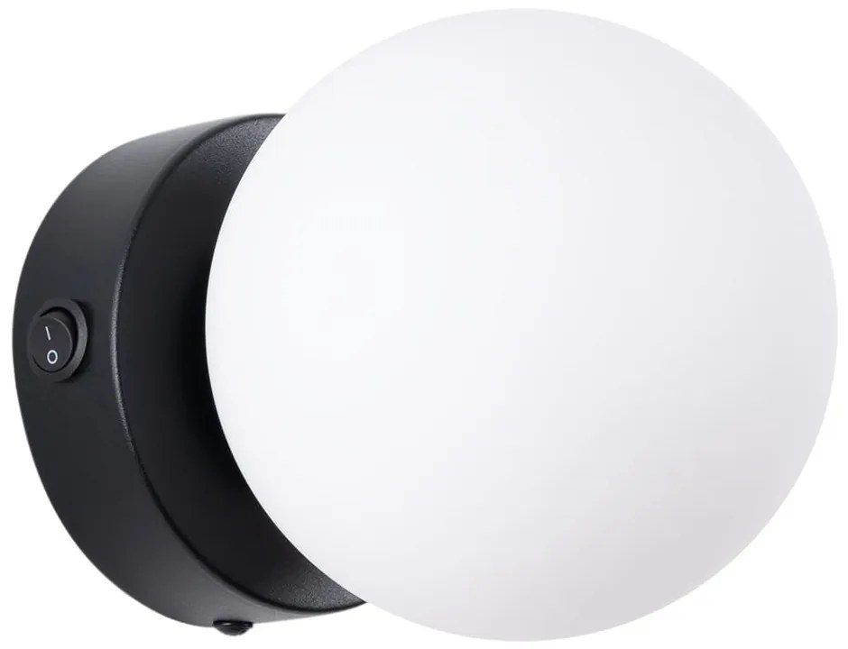 Čierno-biele nástenné svietidlo Blaze – Sollux