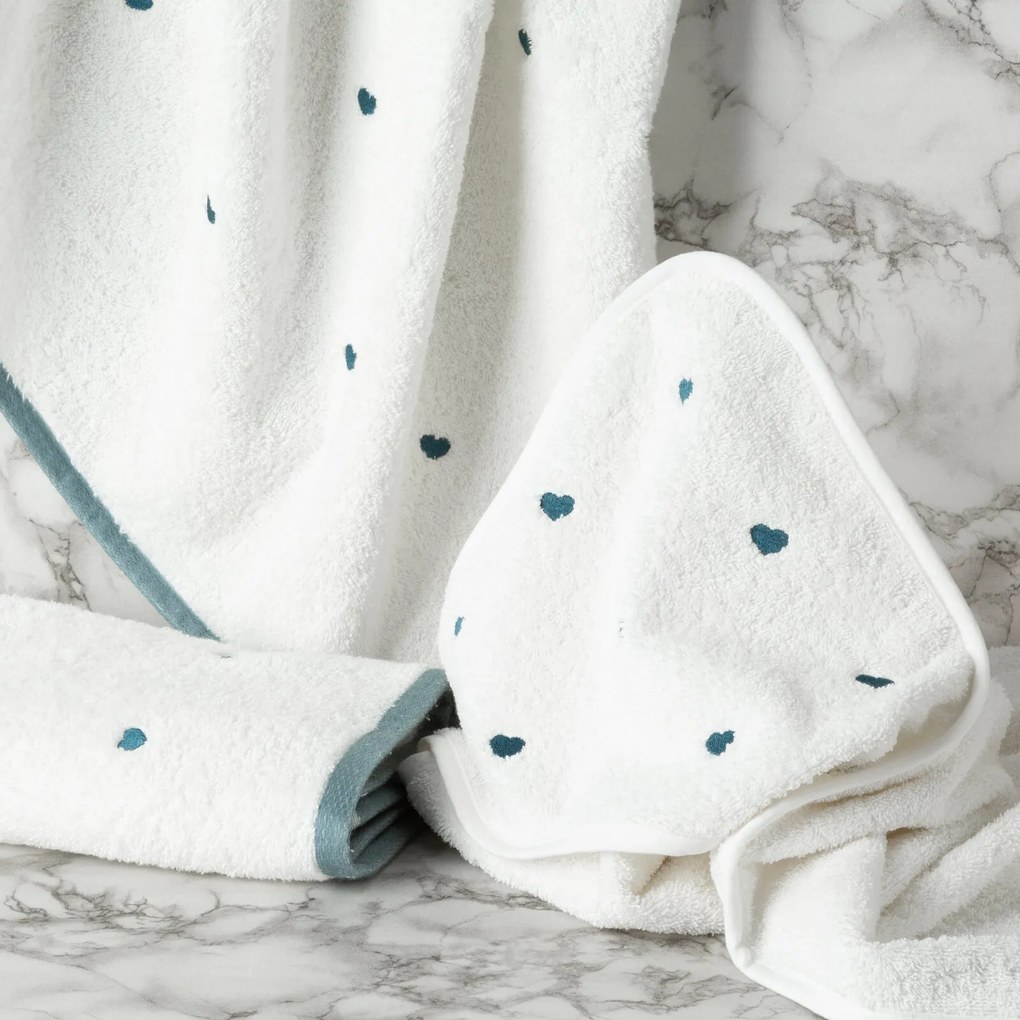 DETSKÝ BAVLNENÝ UTERÁK BABY58 70X140 CM BIELA