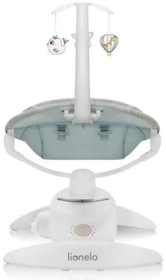 Lionelo - Detské húpacie lehátko s melódiou MELL Beige Sand 4xAA + diaľkové ovládanie