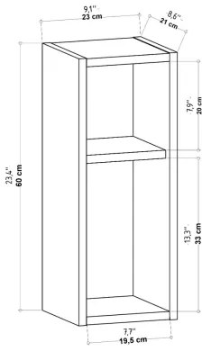 Nočný stolík TILMO dub
