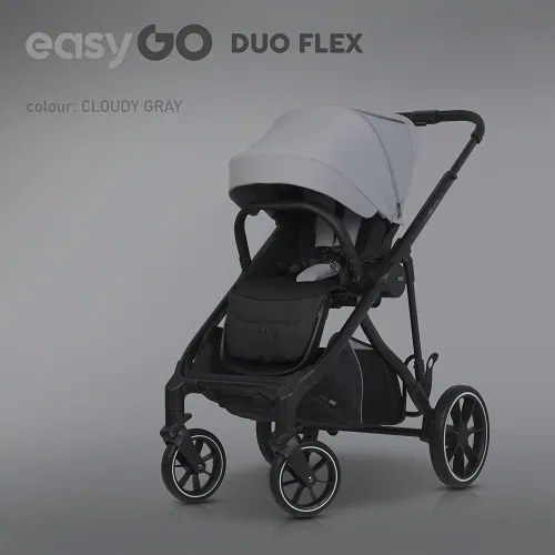 Súrodenecký kočík EasyGo Duoflex Cloudy Gray