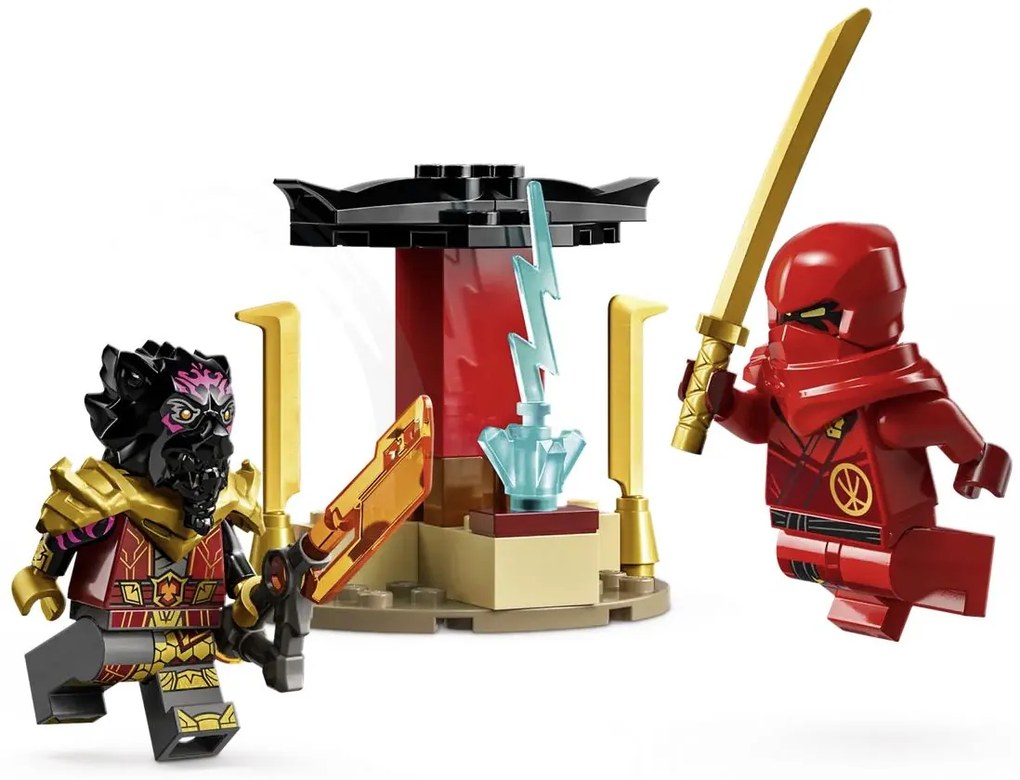 LEGO Ninjago – Kai a Ras v súboji auta s motorkou