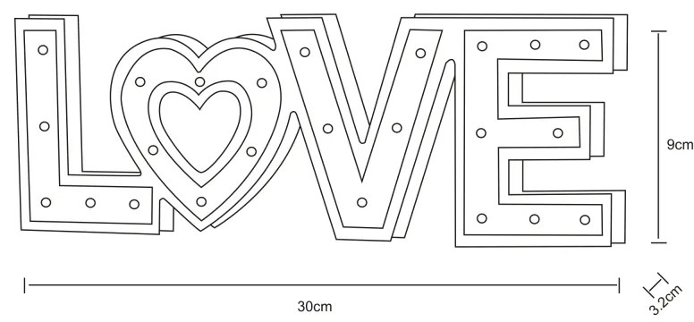 GLOBO LOVE 29976 Dekoratívne svietidlo