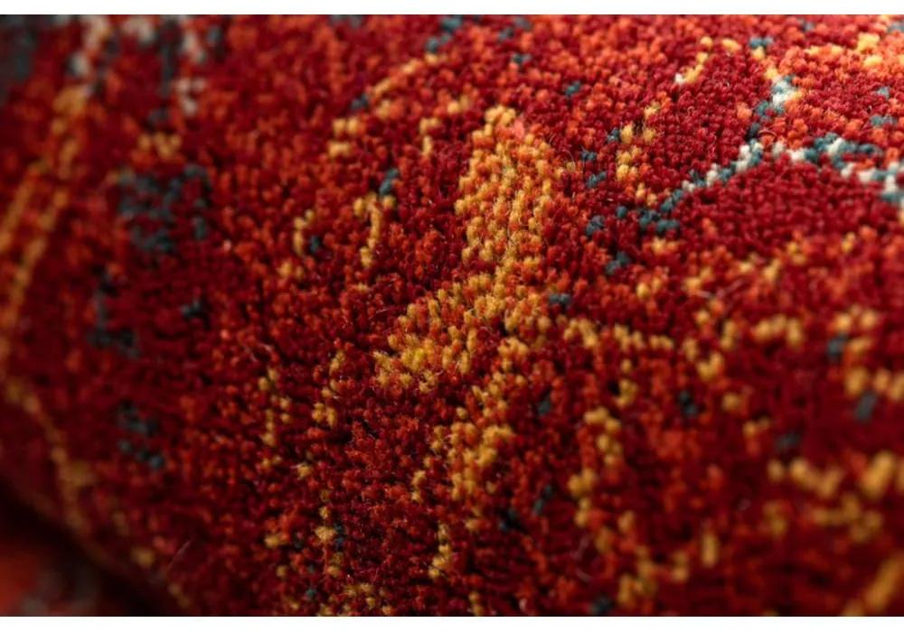 Vlnený kusový koberec Dukato rubínový 170x235cm