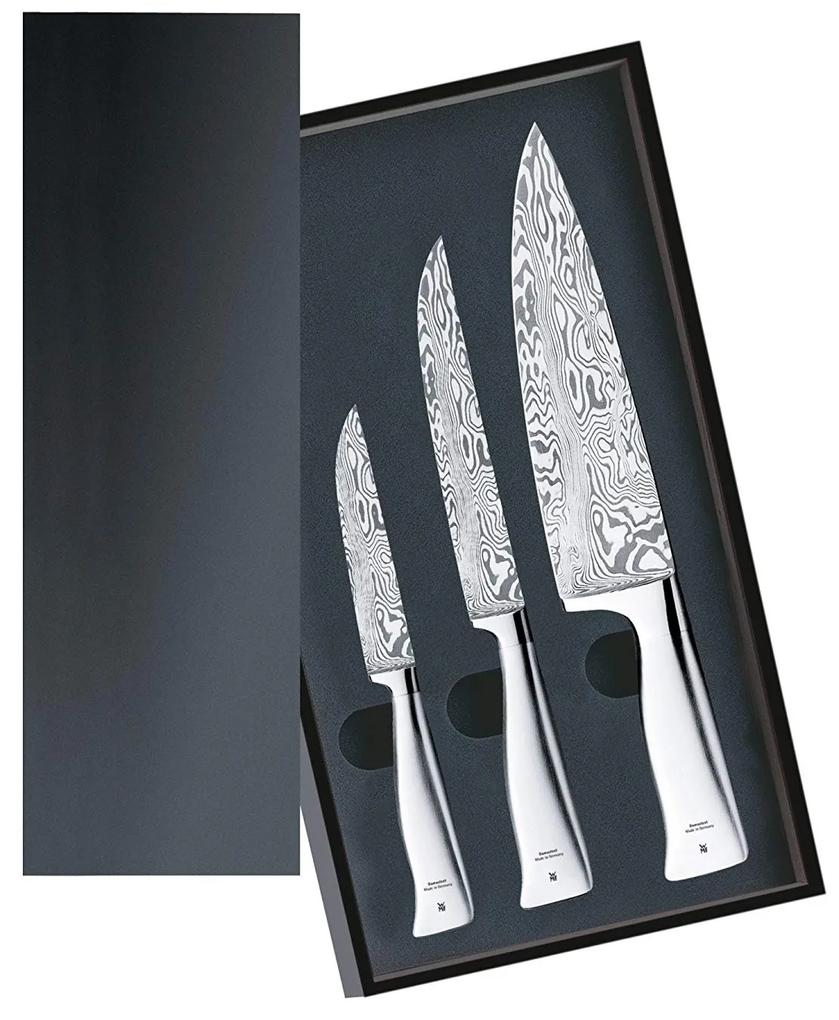 WMF Damasteel set nožov 3 ks v luxusnej darčekovej kazete