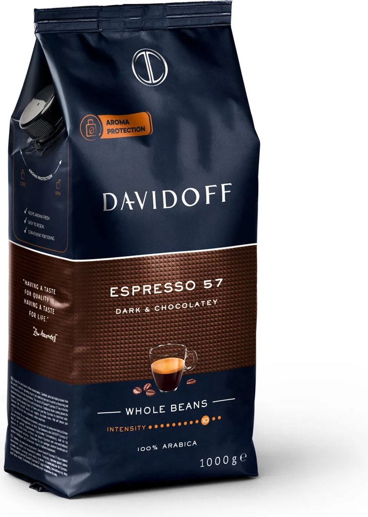 DAVIDOFF CAFÉ Espresso 57 - 1 kg zrnkovej kávy