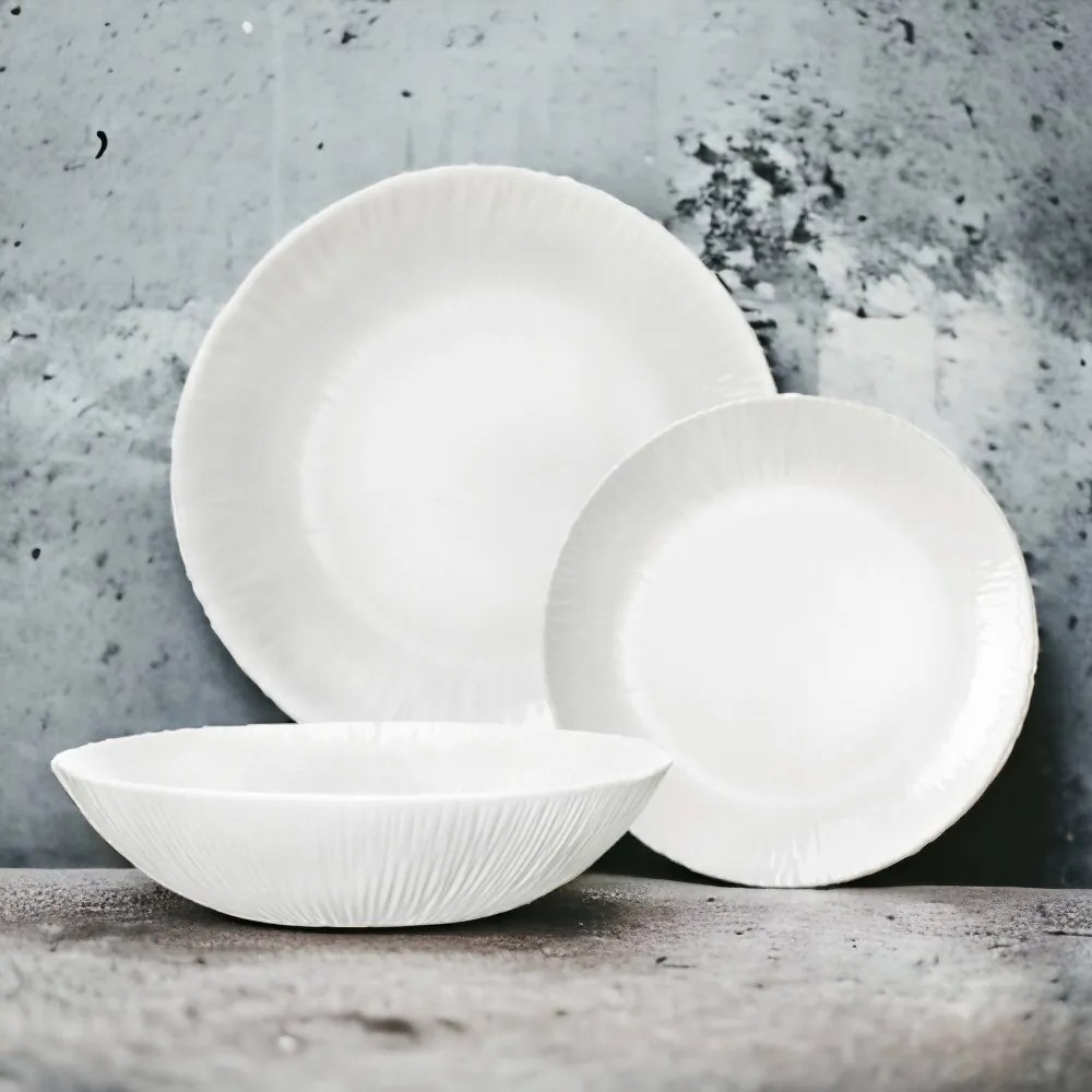 Bormioli Rocco 18-dielna jedálenská súprava Coconut