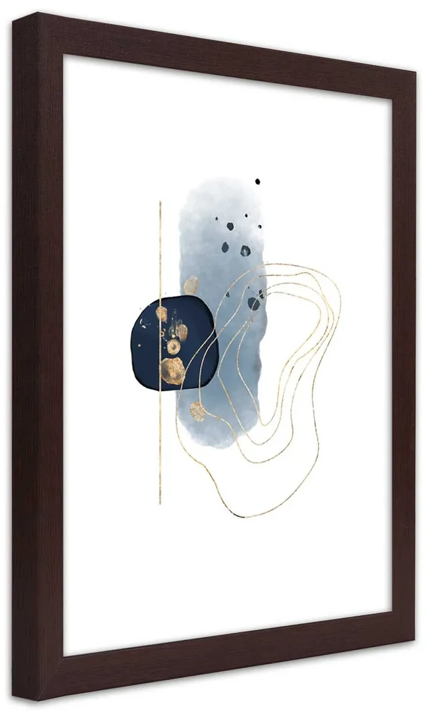 Gario Plagát Tvary a línie abstraktné Farba rámu: Bez rámu, Rozmery: 40 x 60 cm